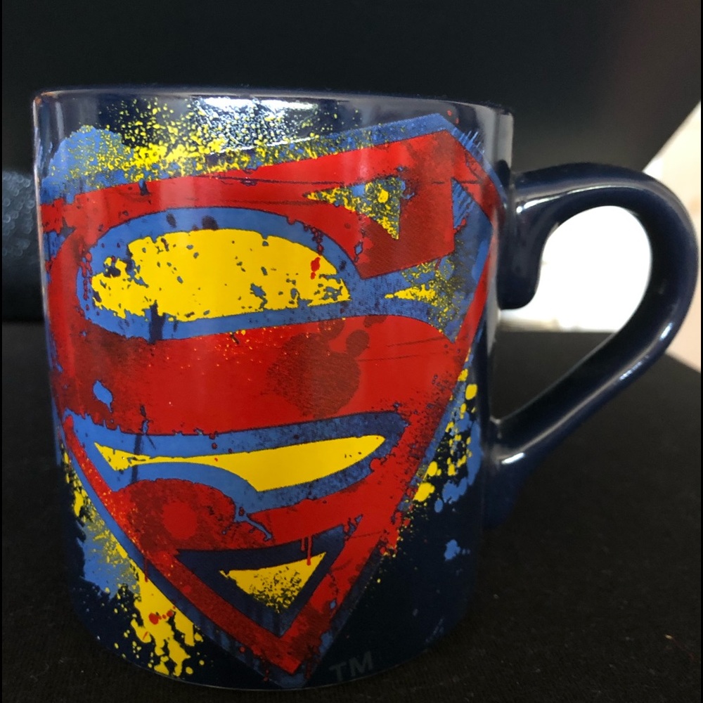 DC Superman Mug 16 ounce New